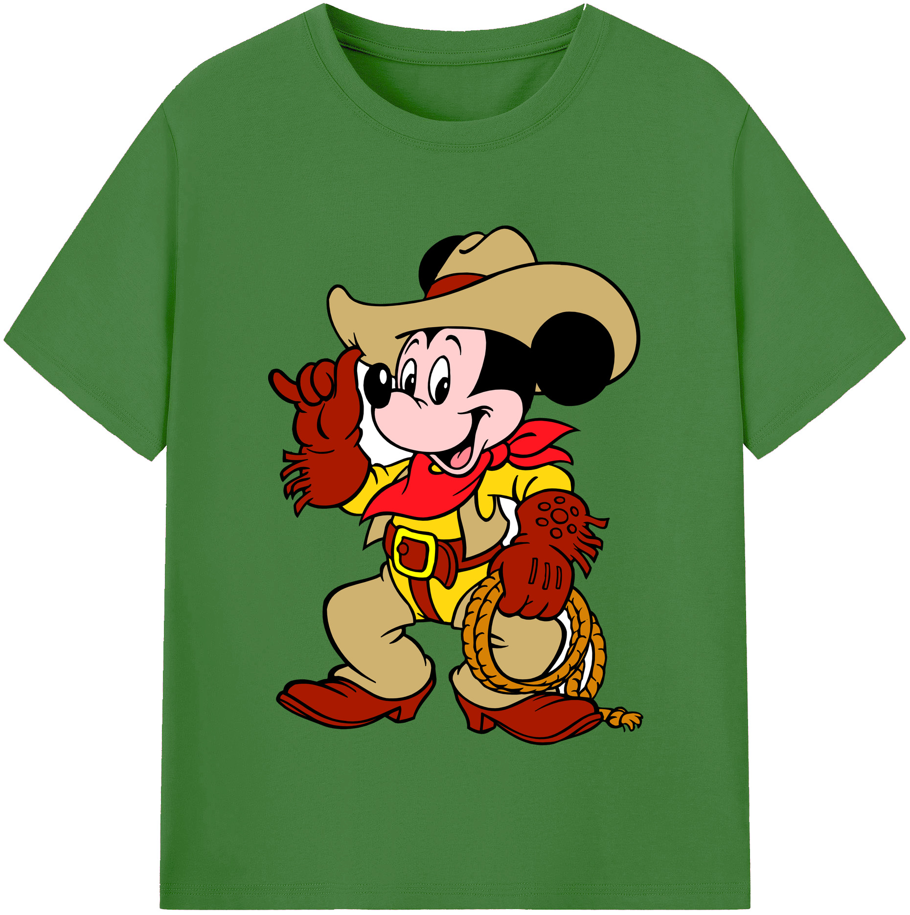 （画像用） ミッキーマウス Mickey Mouse レディースカジュアルプリントTシャツ（綿100％）